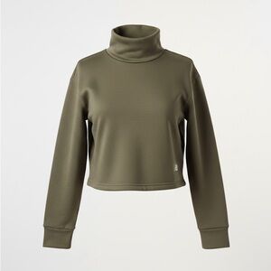 New Balance Khaki Turtleneck Sweatshirt